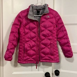Hot Pink North Face jacket